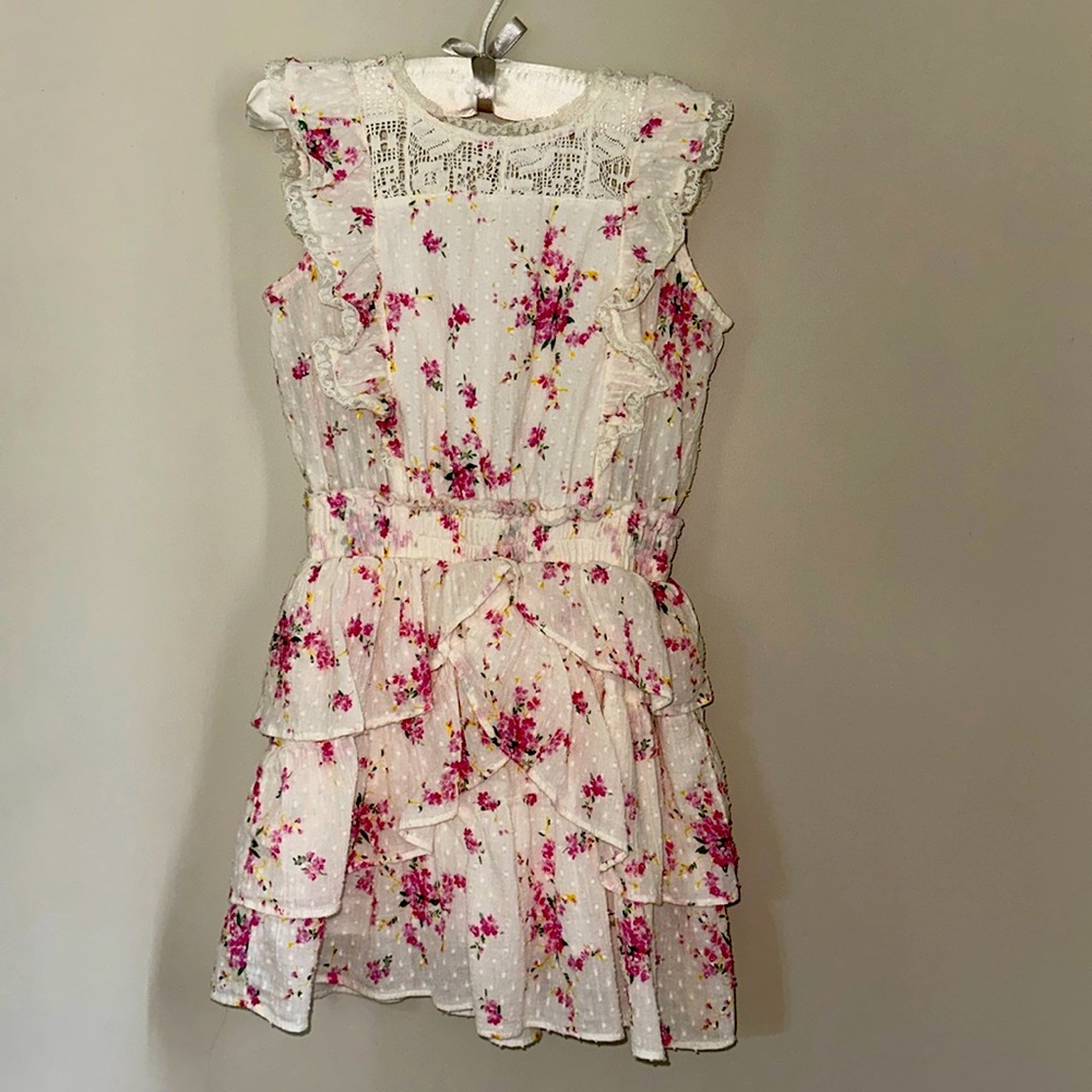 Love Shack Fancy Girls ruffle decker dress